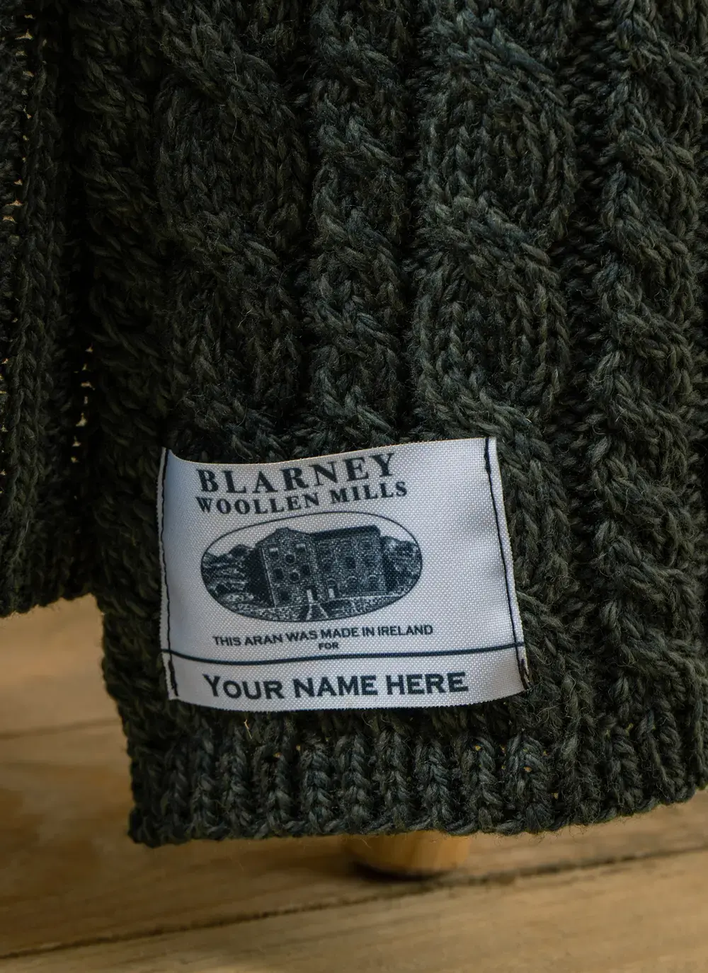Personalized Patchwork Aran Throw 